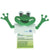 Branded Promotional FROG BADGE Badge From Concept Incentives.