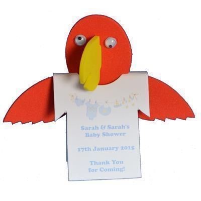 Branded Promotional PARROT BADGE Badge From Concept Incentives.