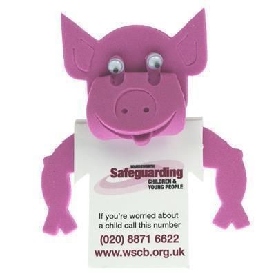 Branded Promotional PIG BADGE Badge From Concept Incentives.