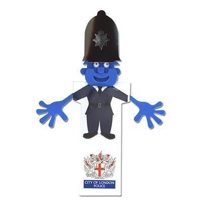 Branded Promotional POLICEMAN EMERGENCY SERVICE BOOKMARK Bookmark From Concept Incentives.