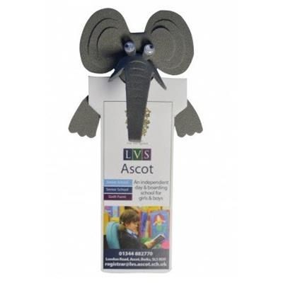 Branded Promotional INDIAN ELEPHANT BOOKMARK Bookmark From Concept Incentives.