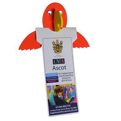 Branded Promotional PARROT BOOKMARK Bookmark From Concept Incentives.