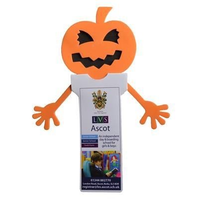 Branded Promotional PUMPKIN BOOKMARK Bookmark From Concept Incentives.