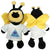 Branded Promotional 20CM BERTIE BEE with Tee Shirt Soft Toy From Concept Incentives.