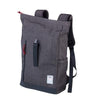 Branded Promotional TROIKA ROLL TOP BACKPACK RUCKSACK with Metal Buckle Closure Bag From Concept Incentives.