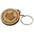 Branded Promotional 20MM BAMBOO KEYRING Keyring From Concept Incentives.