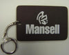 Branded Promotional RECTANGULAR POLISHED NATURAL SLATE KEYRING Keyring From Concept Incentives.