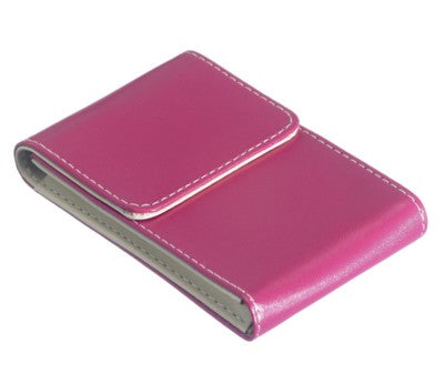 Branded Promotional DEBUTANTE BUSINESS CARD POCKET HOLDER CASE in Pink Business Card Holder From Concept Incentives.