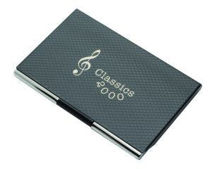 Branded Promotional RAVEN METAL BUSINESS CARD HOLDER in Black Business Card Holder From Concept Incentives.