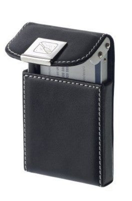 Branded Promotional LEVANT CARD CASE in Black Business Card Holder From Concept Incentives.