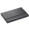 Branded Promotional HALIFAX METAL BUSINESS CARD HOLDER in Dark Grey Business Card Holder From Concept Incentives.