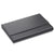 Branded Promotional HALIFAX METAL BUSINESS CARD HOLDER in Dark Grey Business Card Holder From Concept Incentives.