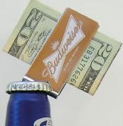 Branded Promotional BEER CLIP METAL MONEY CLIP BOTTLE OPENER Bottle Opener From Concept Incentives.