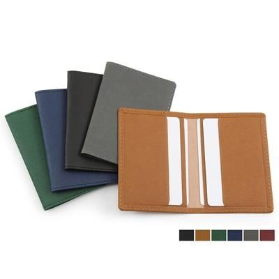 Branded Promotional BIODEGRADABLE CREDIT CARD CASE with 4 Internal Pockets Credit Card Holder From Concept Incentives.