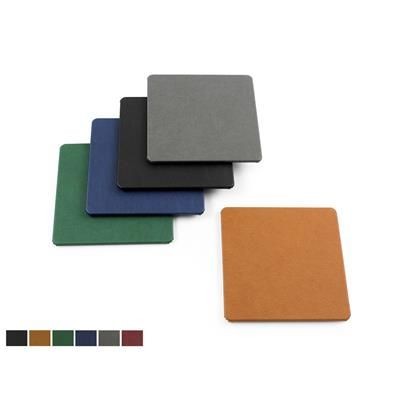 Branded Promotional BIODEGRADABLE TURNED SQUARE COASTER Coaster From Concept Incentives.