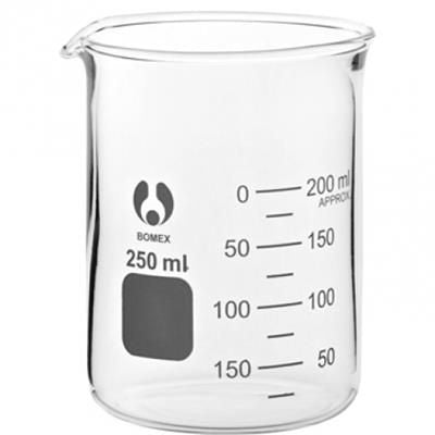 Branded Promotional 250ML SCIENTIFIC BEAKER with Calibration Lines Jug From Concept Incentives.