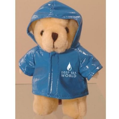 Branded Promotional HONEY BEAR with Coat Soft Toy From Concept Incentives.