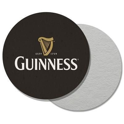 Branded Promotional BEER MATS - SCREEN Beer Mat From Concept Incentives.