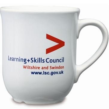 Branded Promotional BELL CERAMIC POTTERY MUG Mug From Concept Incentives.