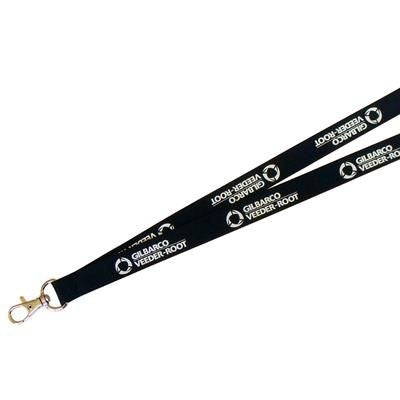 Branded Promotional ECO BAMBOO RIBBED LANYARD Lanyard From Concept Incentives.