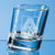 Branded Promotional 50ML SLANTED SHOT TOT GLASS Shot Tot Glass From Concept Incentives.