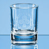 Branded Promotional ROUND HOT SHOT TOT GLASS Shot Tot Glass From Concept Incentives.