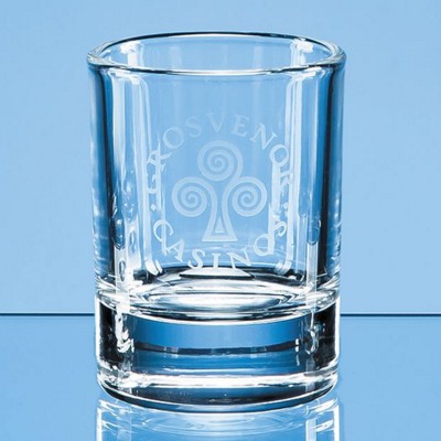 Branded Promotional ROUND HOT SHOT TOT GLASS Shot Tot Glass From Concept Incentives.