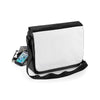 Branded Promotional BAGBASE SUBLIMATION MESSENGER BAG in Black Bag From Concept Incentives.