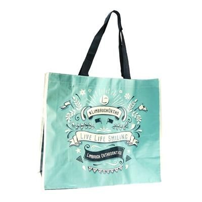 Branded Promotional WOVEN FULL COLOUR GROCERY BAG Bag From Concept Incentives.