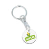 Branded Promotional BIODEGRADABLE NEW ¬£1 TROLLEY COIN KEYRING Keyring From Concept Incentives.