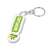 Branded Promotional BIODEGRADABLE NEW ¬£1 TROLLEY STICK RECTANGULAR KEYRING Keyring From Concept Incentives.