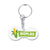 Branded Promotional BIODEGRADABLE TROLLEY STICK MULTI EURO KEYRING Keyring From Concept Incentives.