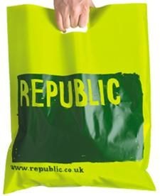 Branded Promotional BIODEGRADABLE CARRIER BAG Carrier Bag From Concept Incentives.