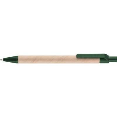 Branded Promotional BIOSENSE BALL PEN With Natural Coloured Barrel and Coloured Trim Pen From Concept Incentives.