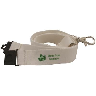 Branded Promotional 20MM BAMBOO LANYARD - UK STOCK Lanyard From Concept Incentives.