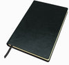 Branded Promotional POCKET CASEBOUND NOTE BOOK in Kensington Nappa Leather in Black Notebook from Concept Incentives