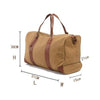 Branded Promotional LEATHER & CANVAS HOLDALL BAG Bag From Concept Incentives.