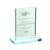 Branded Promotional JADE GREEN GLASS TROPHY AWARD Award From Concept Incentives.