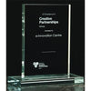 Branded Promotional LARGE JADE BUDGET RECTANGULAR AWARD Award From Concept Incentives.