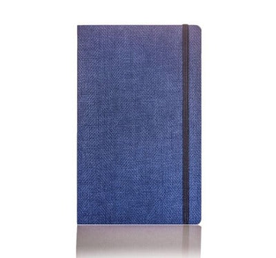 Branded Promotional CASTELLI MONTANA DIGITAL EDGE RULED NOTEBOOK in Blue Jotter From Concept Incentives.