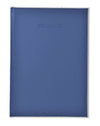 Branded Promotional SMOOTHGRAIN A4 DAY TO PAGE DESK DIARY in Blue from Concept Incentives