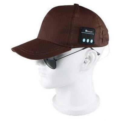 Branded Promotional BLUETOOTH EARBUD BASEBALL CAP Earphones From Concept Incentives.