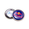 Branded Promotional ANTIQUE NICKEL RESIN DOME 25MM GOLF BALL MARKER Golf Marker From Concept Incentives.