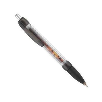 Branded Promotional BANNER BALL PEN in Black Pen From Concept Incentives.