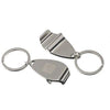 Branded Promotional VANGUARD BOTTLE OPENER KEYRING in Silver with Shiny Nickel Plated Finish Bottle Opener From Concept Incentives.