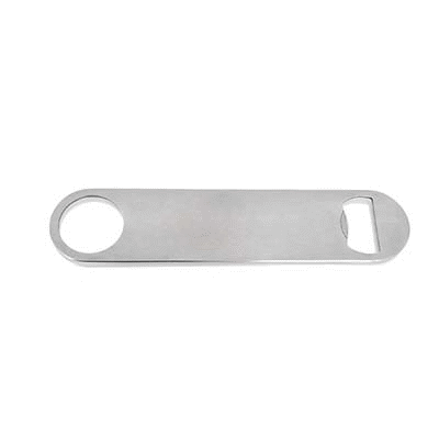 Branded Promotional BAR BLADE in Silver Bottle Opener From Concept Incentives.