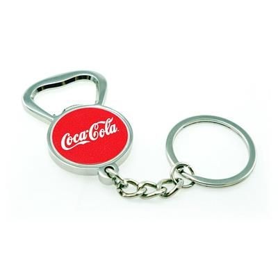 Branded Promotional FULL COLOUR BOTTLE OPENER KEYRING CHAIN Bottle Opener From Concept Incentives.