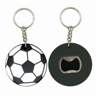 Branded Promotional FOOTBALL BOTTLE OPENER KEYRING Bottle Opener From Concept Incentives.