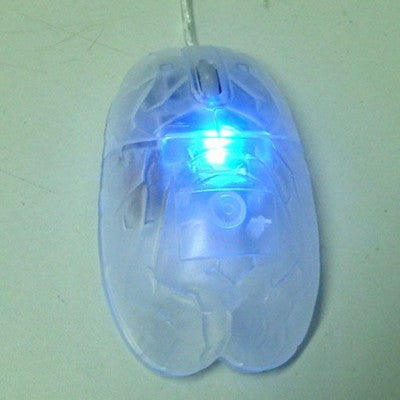 Branded Promotional BRAIN SHAPE COMPUTER MOUSE with Light Mouse From Concept Incentives.