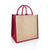 Branded Promotional BRECON JUTE REUSABLE ECO BAG with Wipeable Interior Bag From Concept Incentives.